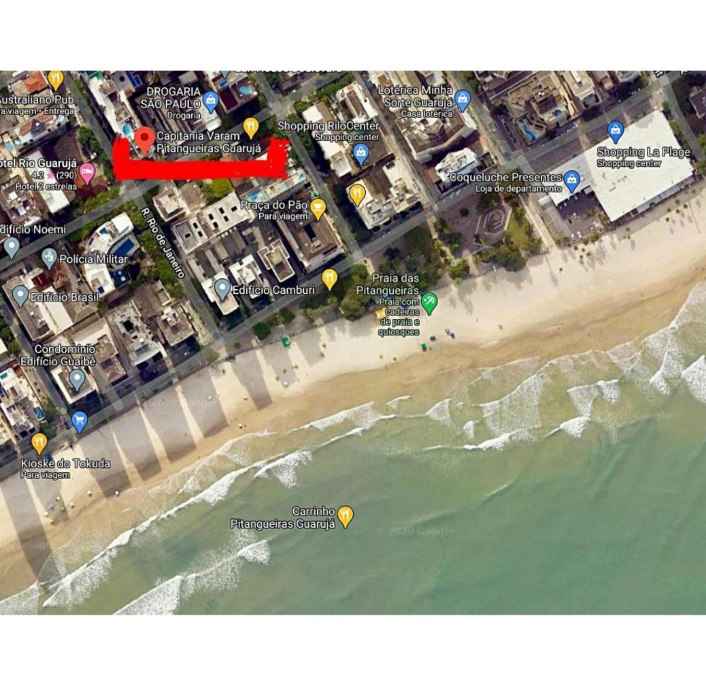 Capitania Varam Apartamento-Flat Com Piscina E Vista Mar Guaruja Pitangueiras Екстериор снимка